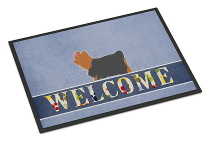 Yorkshire Terrier Yorkie Welcome Indoor or Outdoor Mat 24x36 BB5538JMAT by Caroline's Treasures