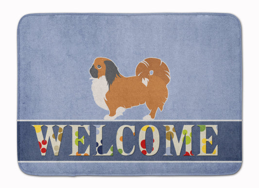 Pekingese Welcome Machine Washable Memory Foam Mat BB5542RUG by Caroline's Treasures