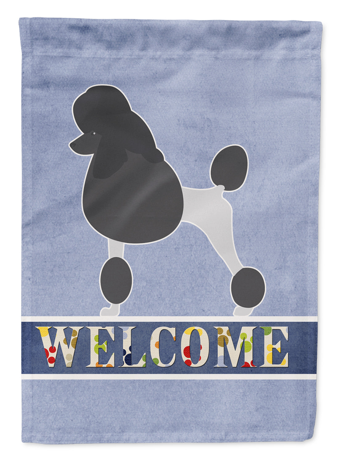 Poodle Welcome Flag Garden Size BB5543GF by Caroline's Treasures