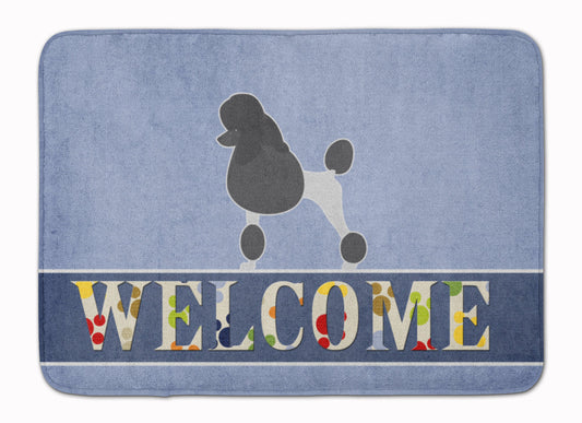 Poodle Welcome Machine Washable Memory Foam Mat BB5543RUG by Caroline's Treasures