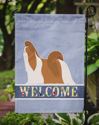 Shih Tzu Welcome Flag Garden Size BB5550GF by Caroline's Treasures