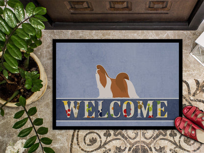 Shih Tzu Welcome Indoor or Outdoor Mat 18x27 BB5550MAT by Caroline's Treasures