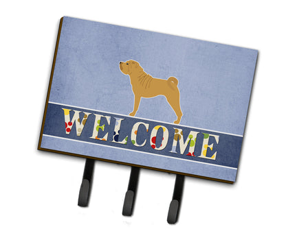 Shar Pei Merry Welcome Leash or Key Holder BB5556TH68 by Caroline's Treasures