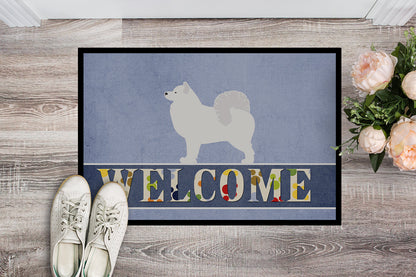 Samoyed Welcome Indoor or Outdoor Mat 18x27 BB5563MAT by Caroline's Treasures