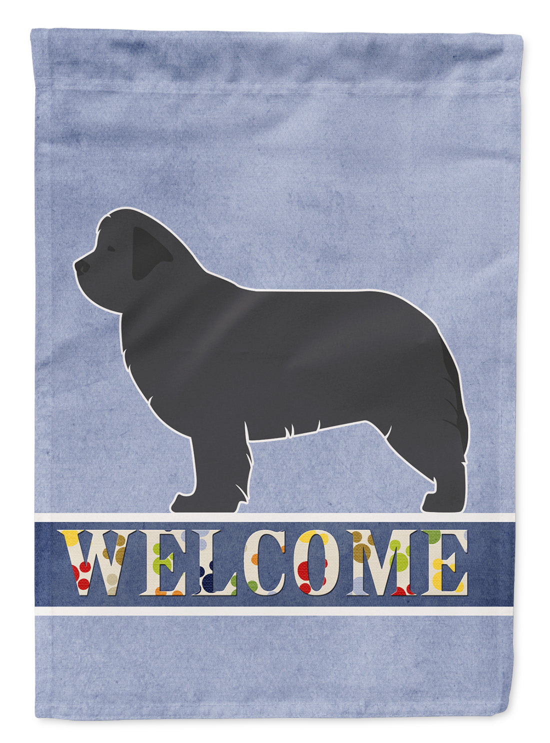 Newfoundland Welcome Flag Canvas House Size BB5568CHF by Caroline's Treasures