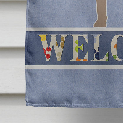 Neapolitan Mastiff Welcome Flag Canvas House Size BB5569CHF by Caroline's Treasures