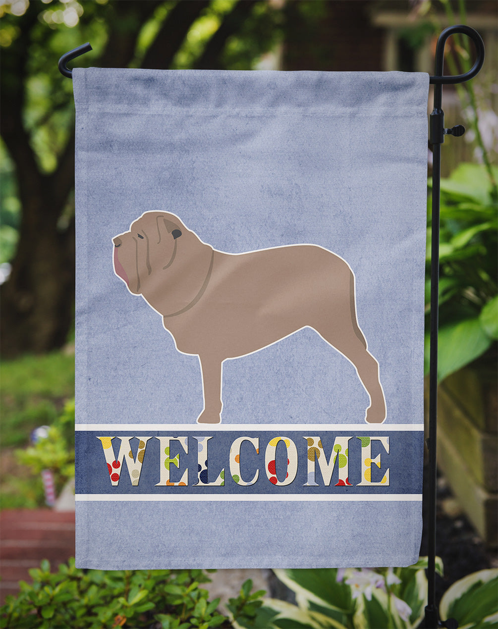 Neapolitan Mastiff Welcome Flag Garden Size BB5569GF by Caroline's Treasures