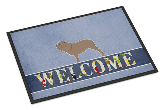 Neapolitan Mastiff Welcome Indoor or Outdoor Mat 18x27 BB5569MAT by Caroline's Treasures