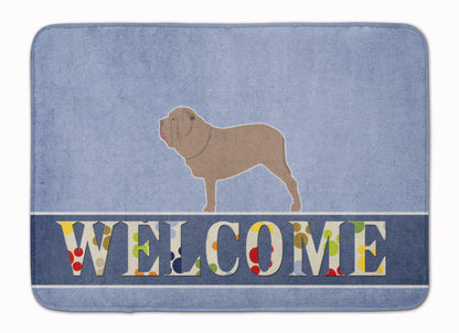 Neapolitan Mastiff Welcome Machine Washable Memory Foam Mat BB5569RUG by Caroline's Treasures