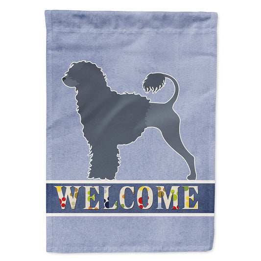 Portuguese Water Dog Welcome Flag Canvas House Size BB5572CHF by Caroline's Treasures