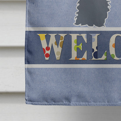 Portuguese Water Dog Welcome Flag Canvas House Size BB5572CHF by Caroline's Treasures