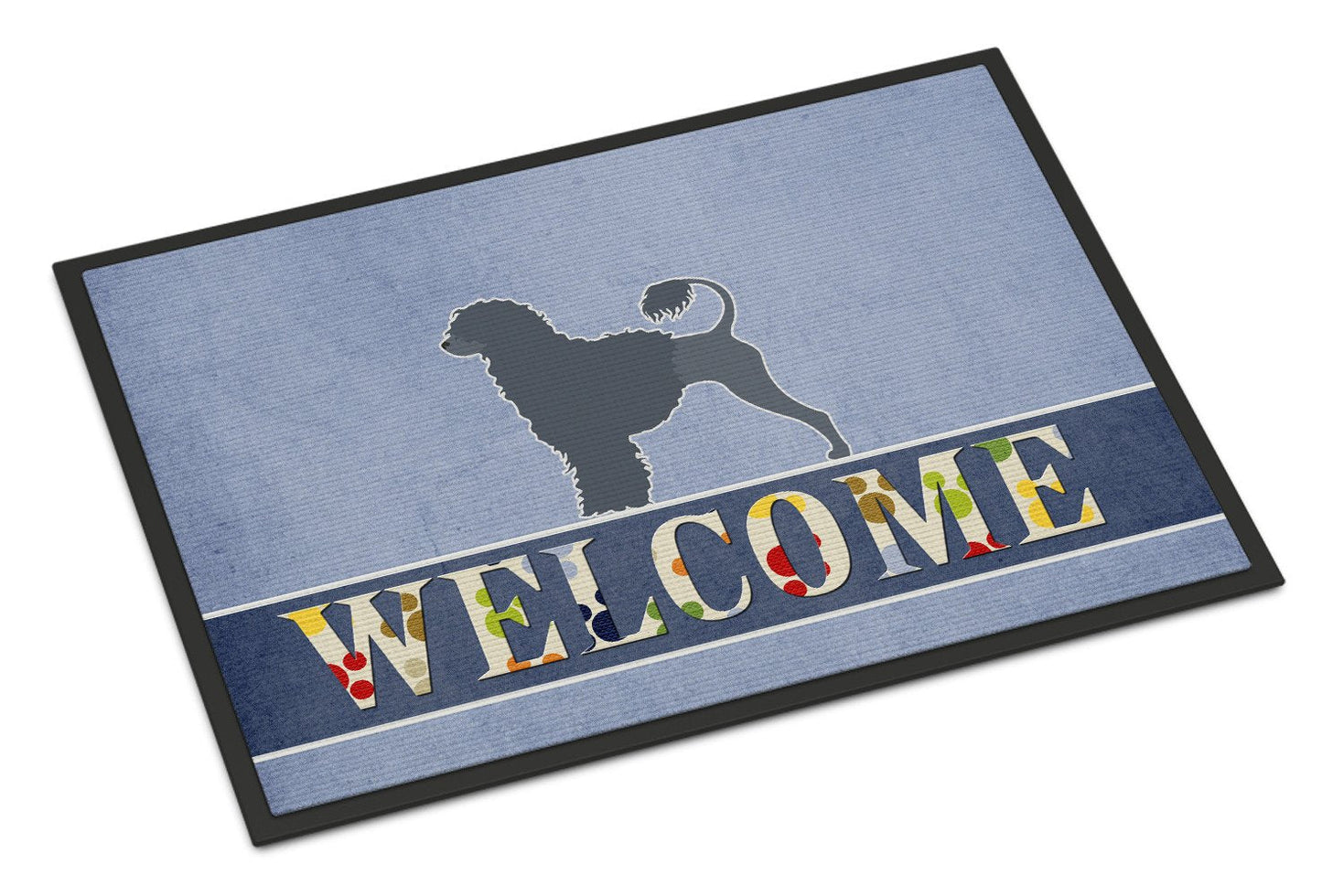 Portuguese Water Dog Welcome Indoor or Outdoor Mat 24x36 BB5572JMAT by Caroline's Treasures