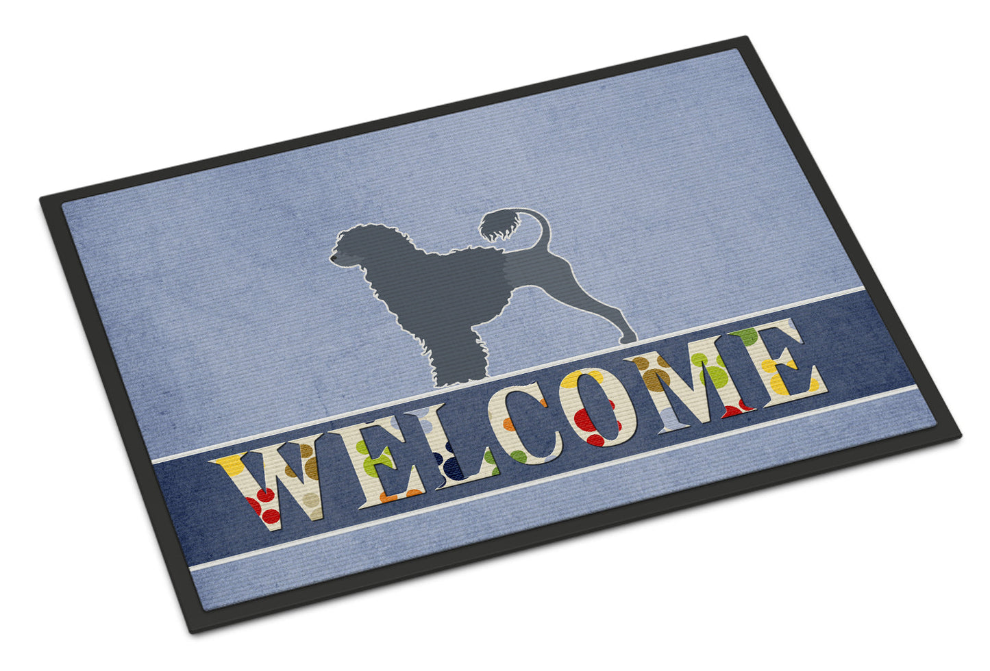 Portuguese Water Dog Welcome Indoor or Outdoor Mat 18x27 BB5572MAT by Caroline's Treasures