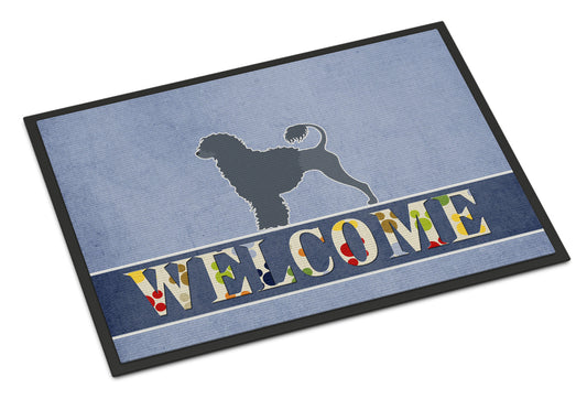 Portuguese Water Dog Welcome Indoor or Outdoor Mat 18x27 BB5572MAT by Caroline's Treasures