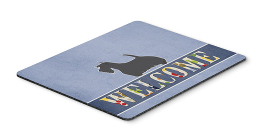 Scottish Terrier Welcome Mouse Pad, Hot Pad or Trivet BB5573MP by Caroline's Treasures