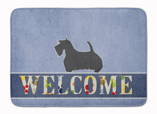 Scottish Terrier Welcome Machine Washable Memory Foam Mat BB5573RUG by Caroline's Treasures