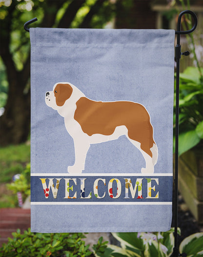 Saint Bernard Welcome Flag Garden Size BB5580GF by Caroline's Treasures