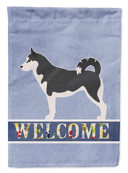 Siberian Husky Welcome Flag Canvas House Size BB5584CHF by Caroline's Treasures