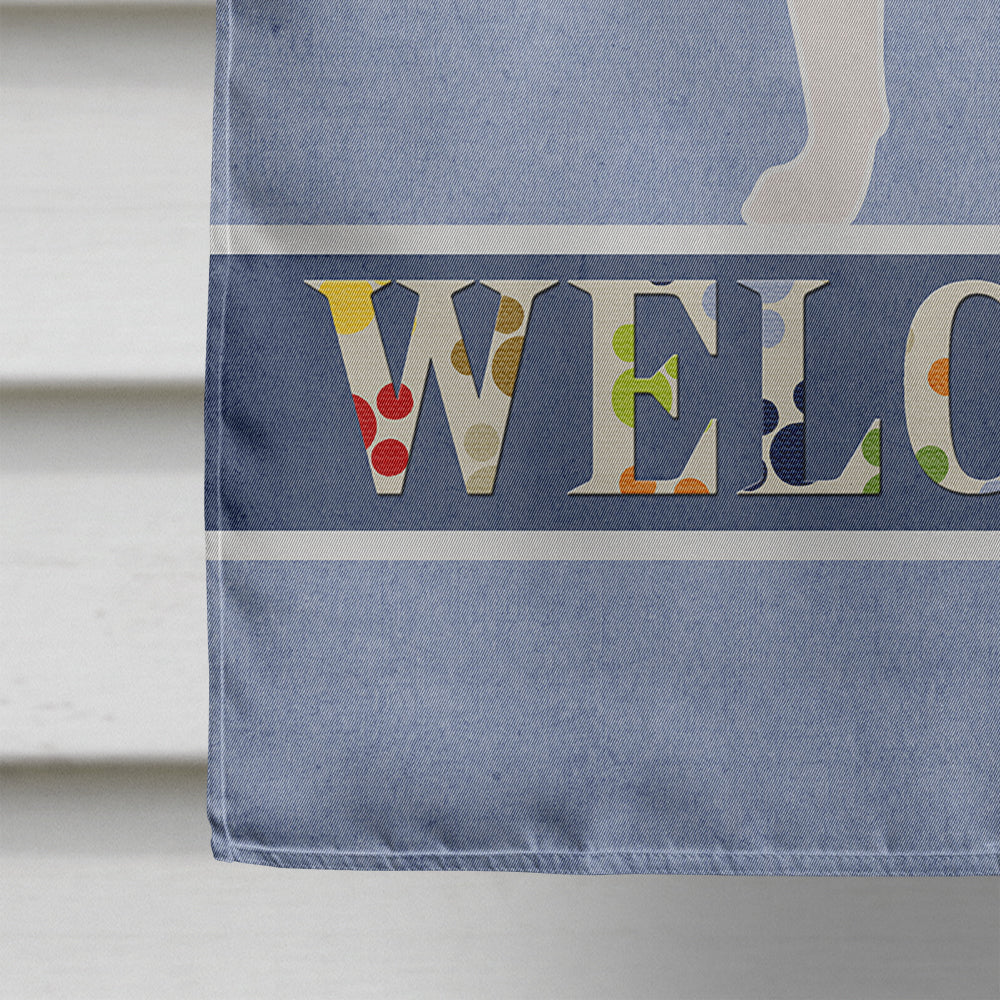 Siberian Husky Welcome Flag Canvas House Size BB5584CHF by Caroline's Treasures