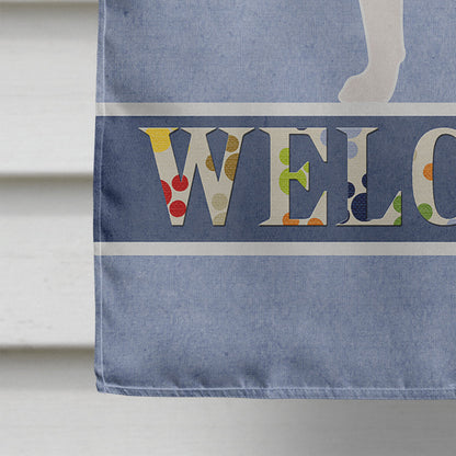 Siberian Husky Welcome Flag Canvas House Size BB5584CHF by Caroline's Treasures