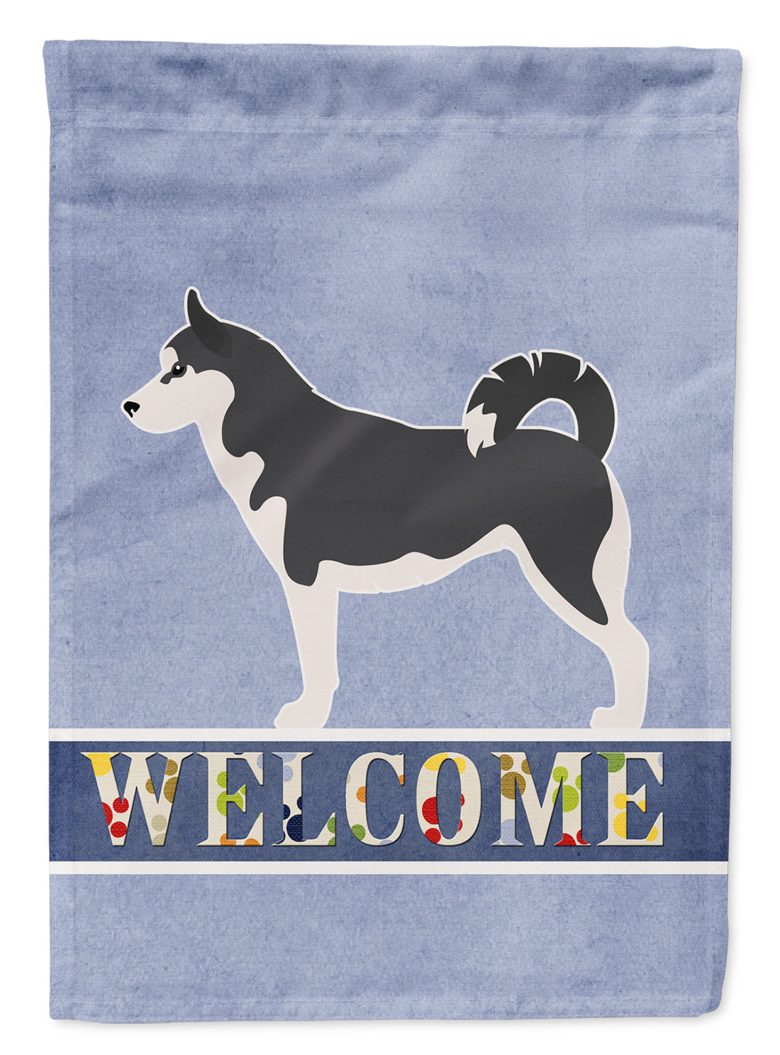 Siberian Husky Welcome Flag Garden Size BB5584GF by Caroline's Treasures