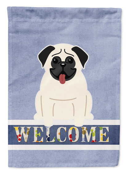 Pug Cream Welcome Flag Garden Size BB5585GF by Caroline's Treasures