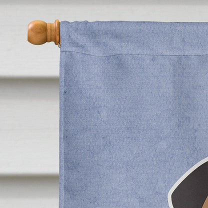 Pug Brown Welcome Flag Canvas House Size BB5586CHF by Caroline's Treasures