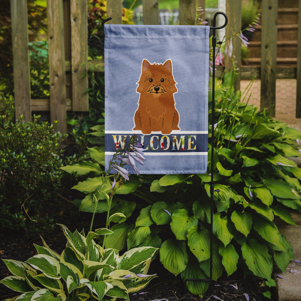 Norwich Terrier Welcome Flag Garden Size BB5601GF by Caroline's Treasures