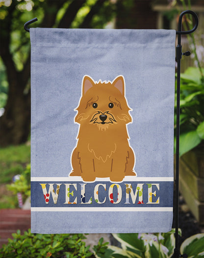 Norwich Terrier Welcome Flag Garden Size BB5601GF by Caroline's Treasures