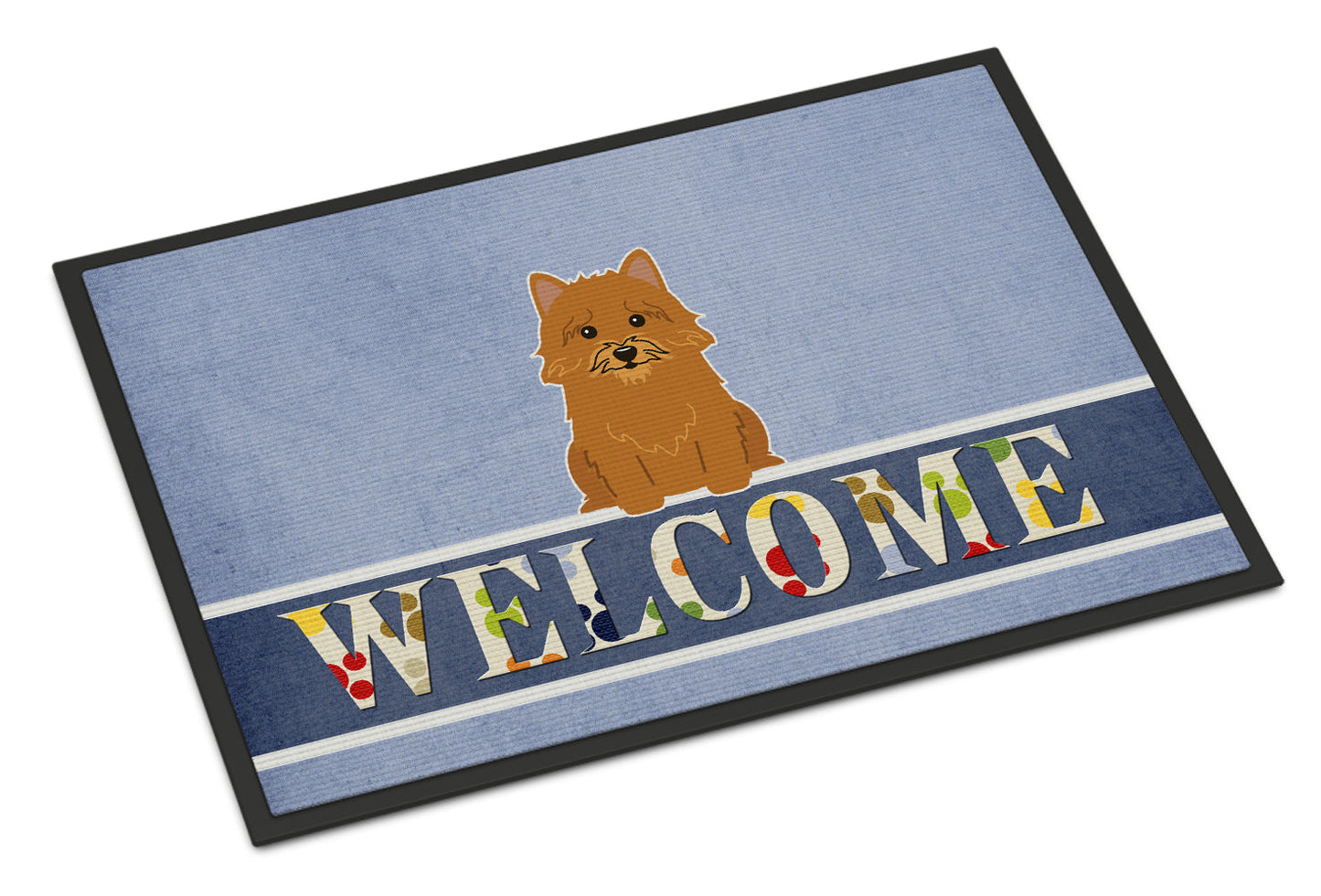 Norwich Terrier Welcome Indoor or Outdoor Mat 18x27 BB5601MAT by Caroline's Treasures