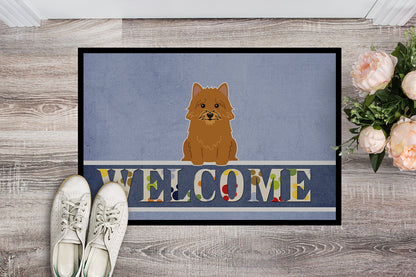 Norwich Terrier Welcome Indoor or Outdoor Mat 18x27 BB5601MAT by Caroline's Treasures