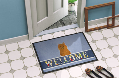 Norwich Terrier Welcome Indoor or Outdoor Mat 18x27 BB5601MAT by Caroline's Treasures