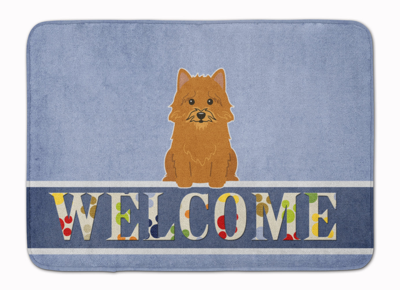 Norwich Terrier Welcome Machine Washable Memory Foam Mat BB5601RUG by Caroline's Treasures