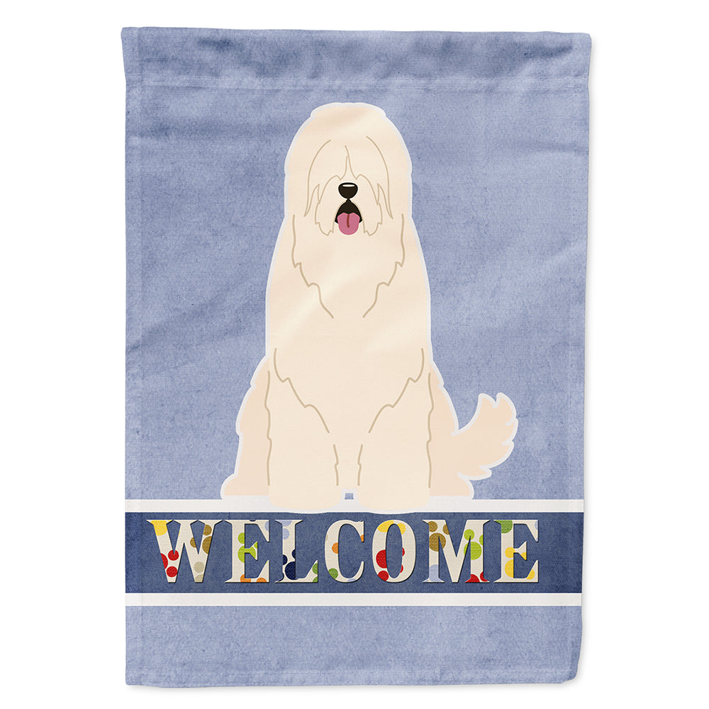 South Russian Sheepdog Welcome Flag Canvas House Size BB5605CHF by Caroline's Treasures