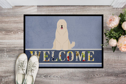 South Russian Sheepdog Welcome Indoor or Outdoor Mat 18x27 BB5605MAT by Caroline's Treasures