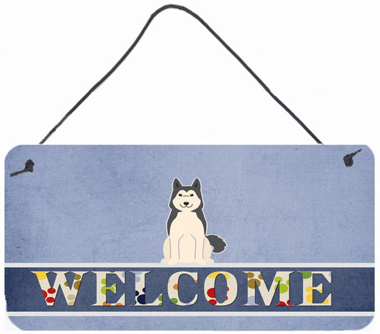 West Siberian Laika Spitz Welcome Wall or Door Hanging Prints BB5606DS812 by Caroline's Treasures