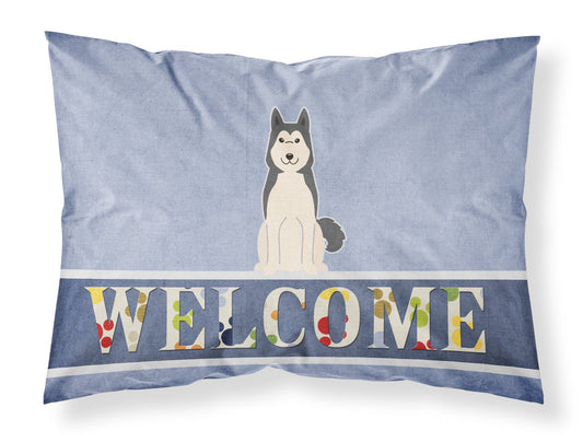 West Siberian Laika Spitz Welcome Fabric Standard Pillowcase BB5606PILLOWCASE by Caroline's Treasures