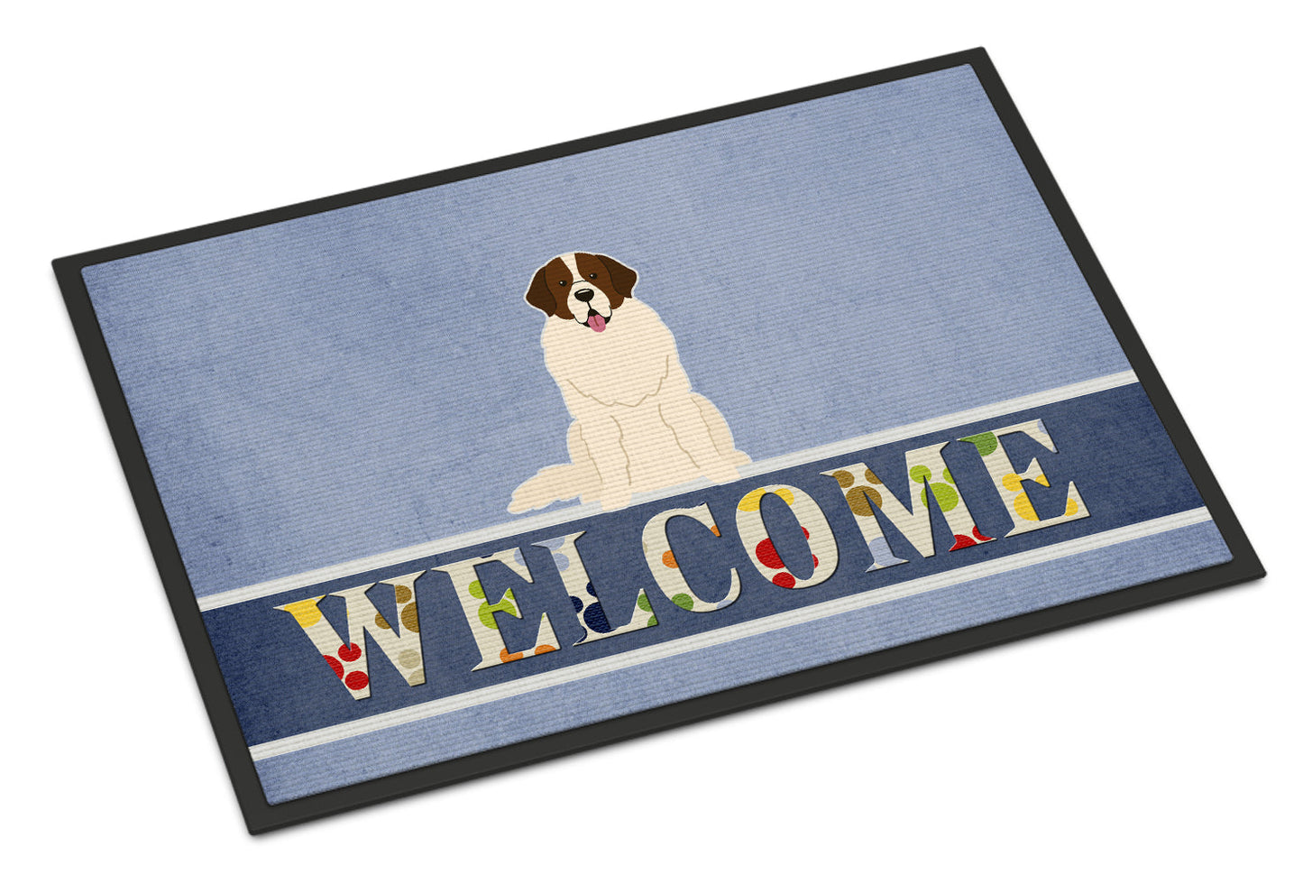 Moscow Watchdog Welcome Indoor or Outdoor Mat 18x27 BB5608MAT by Caroline's Treasures