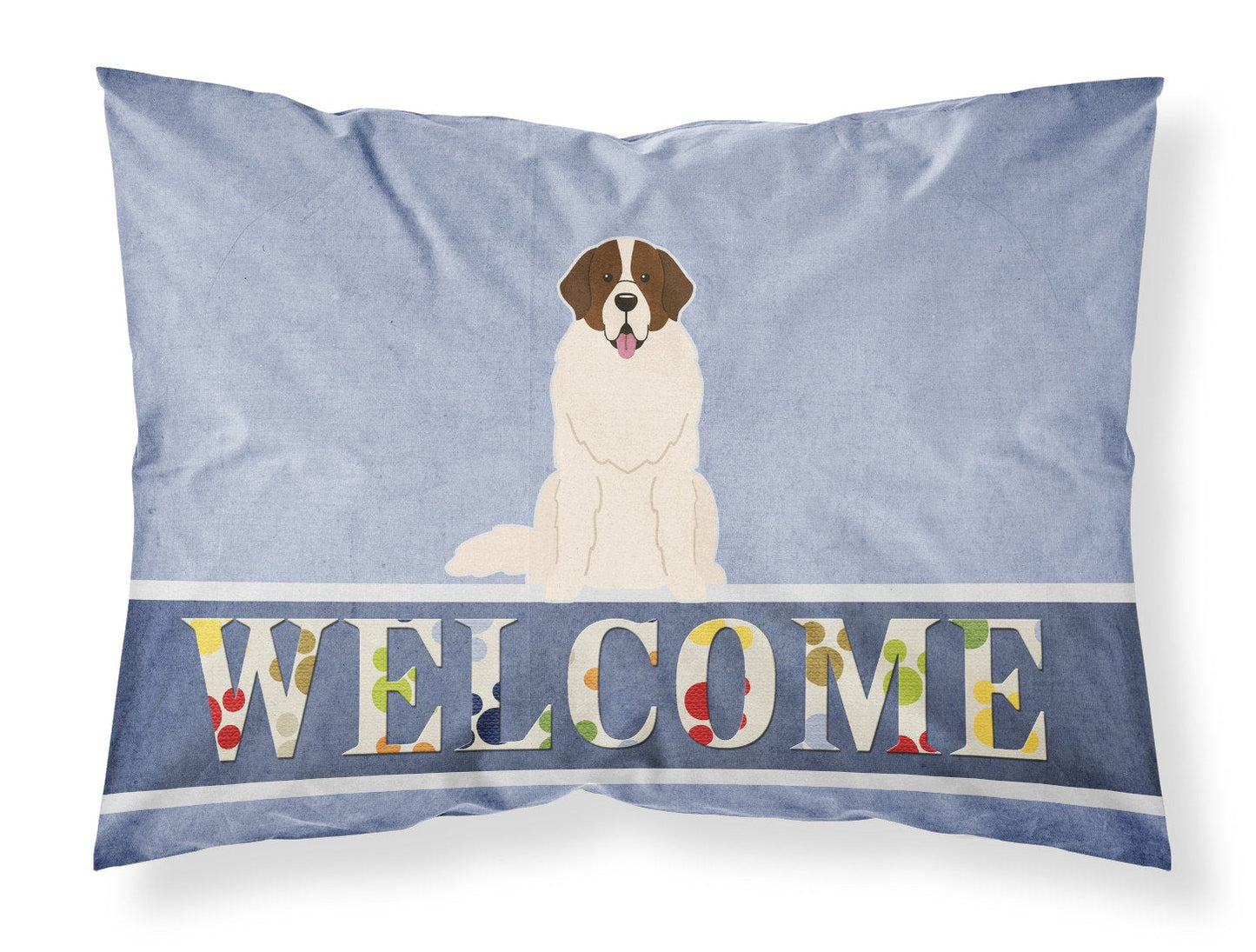 Moscow Watchdog Welcome Fabric Standard Pillowcase BB5608PILLOWCASE by Caroline's Treasures