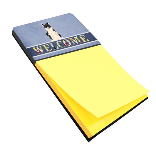 Russo-European Laika Spitz Welcome Sticky Note Holder BB5610SN by Caroline's Treasures