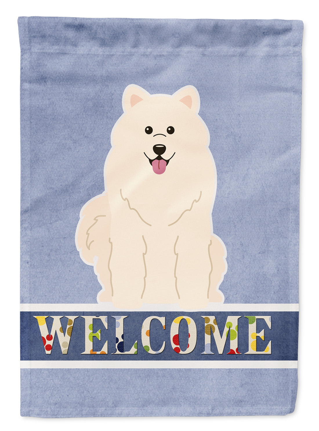 Samoyed Welcome Flag Garden Size BB5611GF by Caroline's Treasures