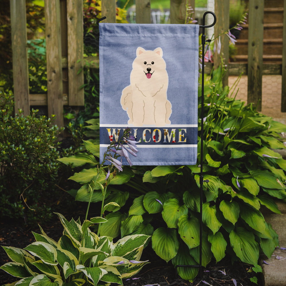 Samoyed Welcome Flag Garden Size BB5611GF by Caroline's Treasures