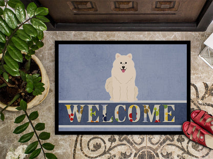 Samoyed Welcome Indoor or Outdoor Mat 18x27 BB5611MAT by Caroline's Treasures