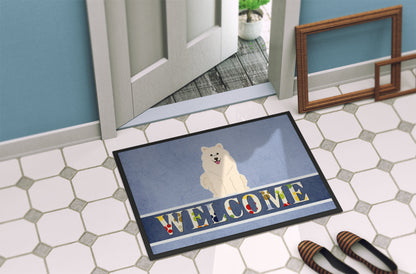 Samoyed Welcome Indoor or Outdoor Mat 18x27 BB5611MAT by Caroline's Treasures