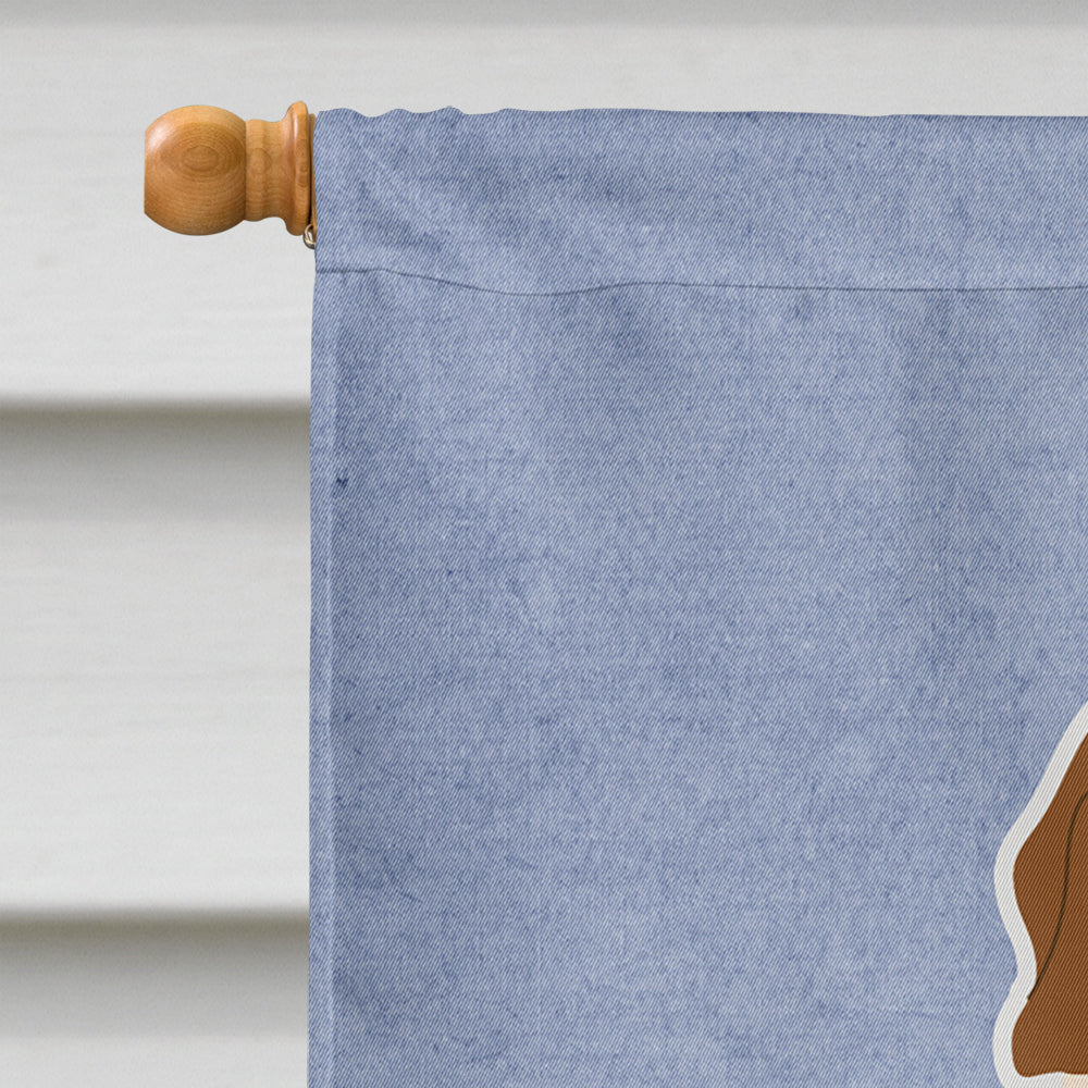 Saint Bernard Welcome Flag Canvas House Size BB5616CHF by Caroline's Treasures