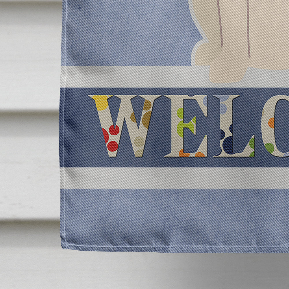 Saint Bernard Welcome Flag Canvas House Size BB5616CHF by Caroline's Treasures