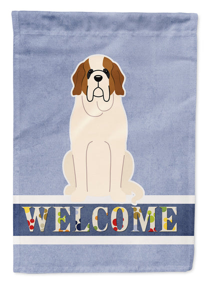 Saint Bernard Welcome Flag Garden Size BB5616GF by Caroline's Treasures