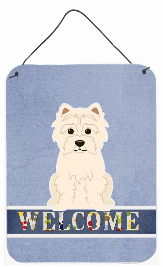 Westie Welcome Wall or Door Hanging Prints BB5623DS1216 by Caroline's Treasures