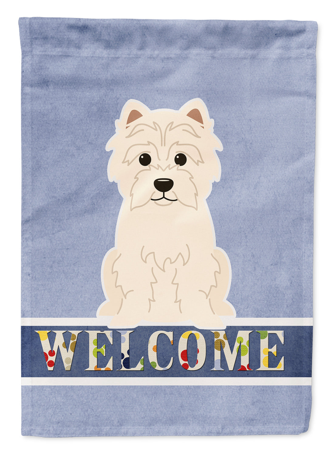 Westie Welcome Flag Garden Size BB5623GF by Caroline's Treasures