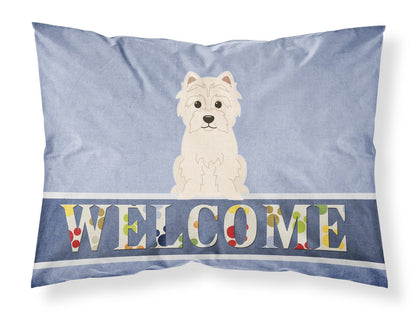 Westie Welcome Fabric Standard Pillowcase BB5623PILLOWCASE by Caroline's Treasures